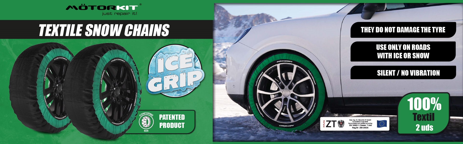 ICE GRIP SNOW CHAINS